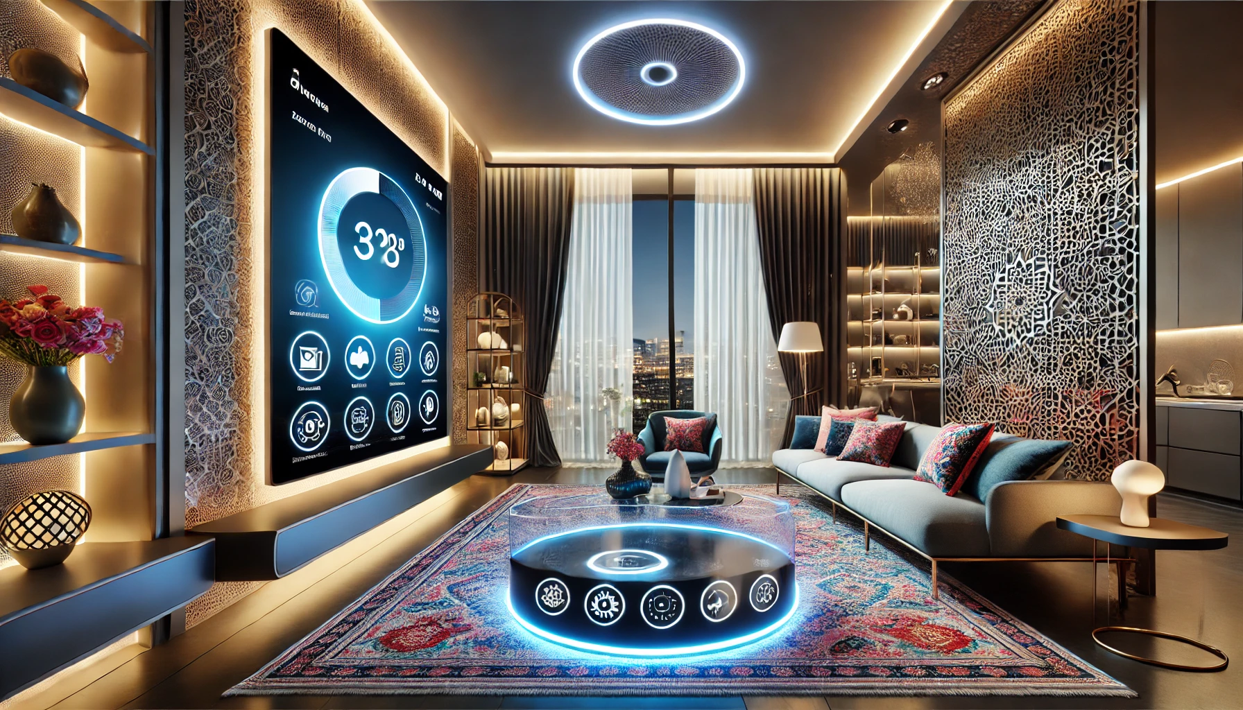 نمایی از یک خانه هوشمند